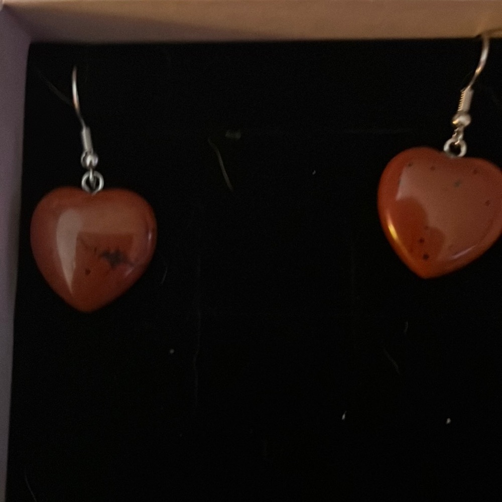 Carnelian crystal set